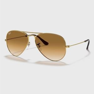 Brown Ray-Ban Aviator Sunglasses